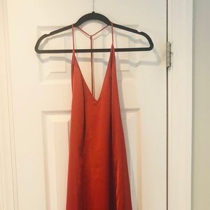 NWT REVOLVE Silk Maxi Dress.